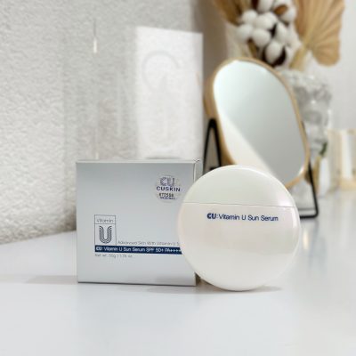 Сонцезахисний серум з вітаміном U та вітаміном B12 Cuskin Vitamin U Sun Serum SPF 50+ PA++++