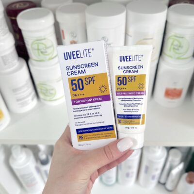 Денний крем Uveelite тонуючий spf 50